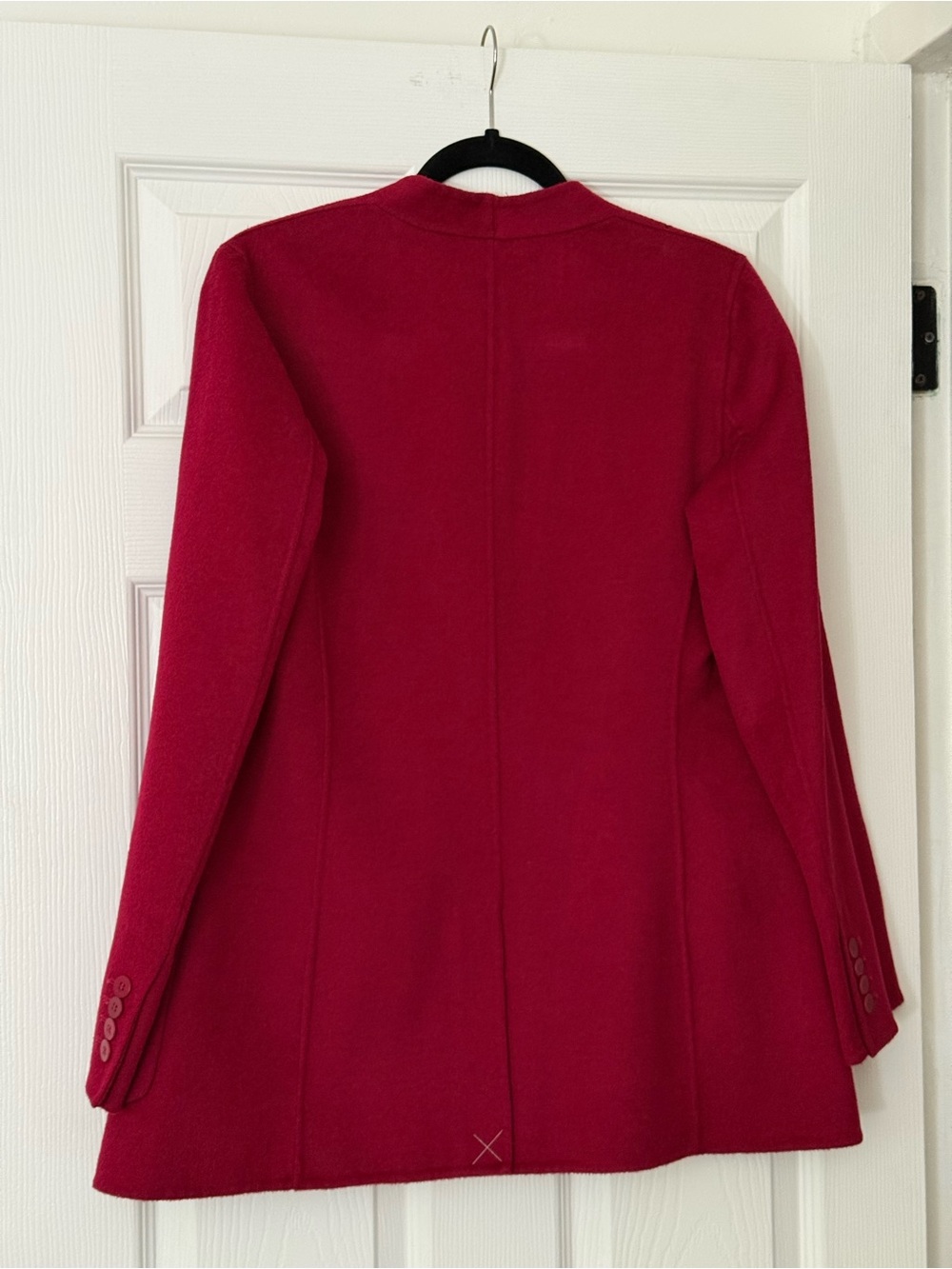 Talbots Raspberry-Red Single-Button Blazer - Picture 7 of 9